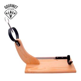 Gourmet Kitchen Jamonero Premium de Madera de Pino con Cuchillo Incluido, 41x44cm, Cuchillo 38x1.5cm Gourmet Kitchen Jamonero Premium de Madera de Pino con Cuchillo Incluido, 41x44cm, Cuchillo 38x1.5cm Precio: 14.95000012. SKU: S7901456