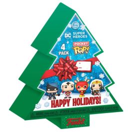 FUNKO Pocket POP DC Comics Happy Holidays: Árbol con 4 Figuras de Colección Precio: 25.99000019. SKU: B13A82D8HT