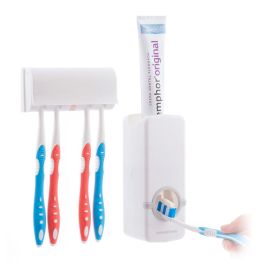Dispensador de Pasta Dental con Soporte para Cepillos Diseeth InnovaGoods Dispensador de Pasta Dental con Soporte para Cepillos Diseeth InnovaGoods