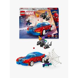 Lego Juego de Construcción Marvel Coche de Carreras de Spider-Man y Duende Verde Venomizado (Edad 7+ Años)