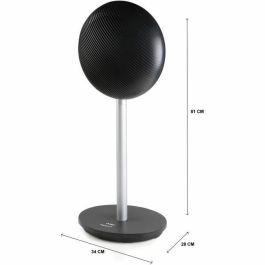 DOMO DO7349H Radiador cerámico turbo 2000W, Negro, 34 x 28 x 81 cm