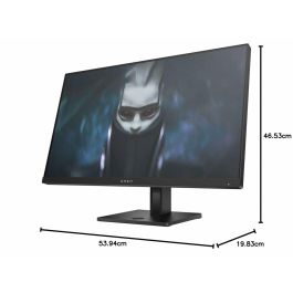 HP OMEN 24 Monitor Gaming 23.8 pulgadas FHD 165Hz para Juegos de Alto Rendimiento, Colores Vibrantes y Diseño Elegante