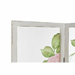 Biombo Shabby DKD Home Decor Rosa Verde 2.5 x 180 x 150 cm