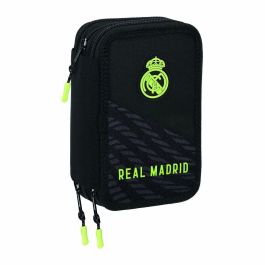 Plumier Triple Real Madrid C.F. Negro 12.5 x 20.5 x 6 cm (41 Piezas) Plumier Triple Real Madrid C.F. Negro 12.5 x 20.5 x 6 cm (41 Piezas)