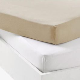 P'Tit Dodo PTI3700948342534 Juego de 2 sábanas bajeras Jersey 60x120cm Blanco/Nude P'Tit Dodo PTI3700948342534 Juego de 2 sábanas bajeras Jersey 60x120cm Blanco/Nude