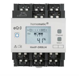 Homematic IP Jalousieaktor para Montaje en Carril DIN - 4 Canales