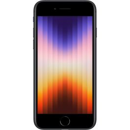 Apple iPhone SE3 (2022) 64GB Midnight 5G - Pantalla 4.7" LCD, Chip A15 Bionic, Cámara 12MP, iOS 15
