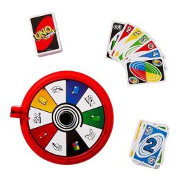 Mattel UNO Spin Juego de Cartas para Niños a partir de 7 Años