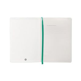 Antartik Cuaderno Antartik Notes A5 Tapa Blanda Hojas Lisas 80 Hojas 80g FSC Turquesa con Gomilla y Bolsillo