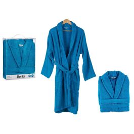 Albornoz Azul 500Gr L Xl Berilo 10X37CM (6 Unidades) Precio: 140.49999942. SKU: B144FM4TY3