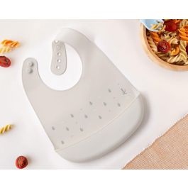 KioKids Babero Silicona Gris Impermeable Ajustable con Bolsillo Recogemigas +4 Meses Precio: 5.89000049. SKU: B16DZ9NECJ