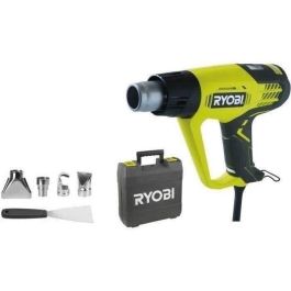 Ryobi Pistola de Calor 2000W con Pantalla LCD, 2 Temperaturas (50-650°C) y 3 Flujos de Aire. Incluye 4 Boquillas y Raspador. Precio: 100.68999996. SKU: B18CYPAQKH