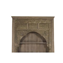 DKD Home Decor Estantería de Teca Colección Unique / Antique para Item Home con 4 Estantes 168x56x272 cm