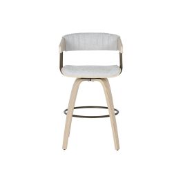 Silla Scandi DKD Home Decor Gris 55 x 76.5 x 51 cm