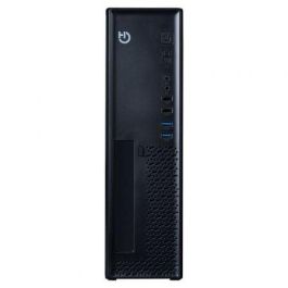 Hiditec SM10 Caja PC Sobremesa Chasis Slim ITX Compacta Negro, Compatible con Fuentes SFX, USB 3.0/2.0, ODD 5.25"
