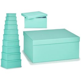 Set 10 Cajas de Cartón Azul Pastel Pincello 37.5x29x16.5 cm (2 Unidades) Precio: 50.88999971. SKU: B1DZX2VD27