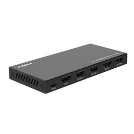 MicroConnect Divisor HDMI 1x4 4K@60Hz 4:4:4 Ultra HD, Compatible 1080p, para conectar 1 fuente a 4 pantallas simultáneamente