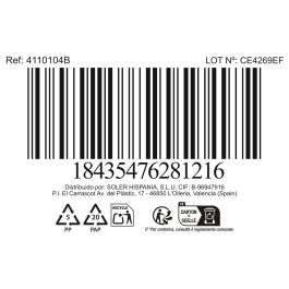 La Mediterranea Plato Hondo Calobra Azul Ø22 x 4.7 cm (18 Unidades)