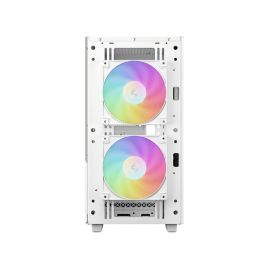 Deepcool Caja Gaming PC Matx Ch360 Blanco Iluminación RGB Panel Vidrio Templado