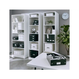 Caja Para Almacenamiento Leitz Click&Store 85% Carton Reciclado 7 Litros Pequeña 216X160X282 Mm Blanco