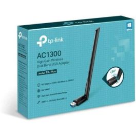 Tp-Link Archer T3U Plus Adaptador USB WiFi Dualband AC1300, 867Mbps 5GHz/400Mbps 2.4GHz, Antena Externa, MU-MIMO, Compatible con Windows/macOS Tp-Link Archer T3U Plus Adaptador USB WiFi Dualband AC1300, 867Mbps 5GHz/400Mbps 2.4GHz, Antena Externa, MU-MIMO, Compatible con Windows/macOS