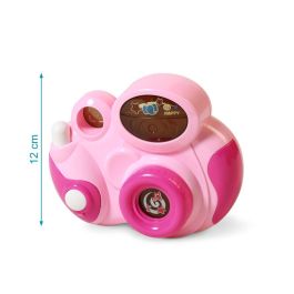 KioKids Juguete Cámara de Fotos para Bebés/Niños Rosa con Sonidos, Luces y Melodías, Juego de Imitación, Pilas Incluidas, +18 Meses