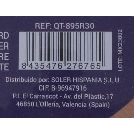 Tabla Redonda Quttin Ø30x1,7 cm (8 Unidades) Tabla Redonda Quttin Ø30x1,7 cm (8 Unidades)