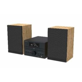 Microsistema Bluetooth - THOMSON - Madera/Negro - Radio FM/CD/MP3/USB, 20W RMS, Sintonizador FM RDS, Toma de auriculares, Mando a distancia, Fuente de alimentación. 230V Precio: 128.88999981. SKU: B15DX95GTF