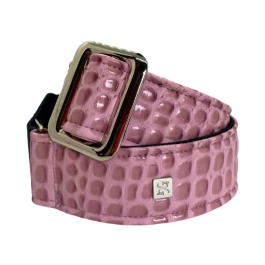 GETM Correa Guitarra Bajo Dusty Lilac Polipiel Nailon Piel Ajustable 165cm