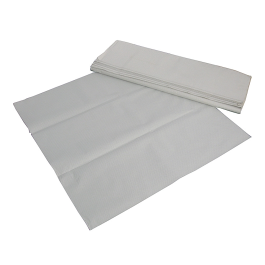 Blanca Mantel de papel blanco 100x100 cm caja de 400 unidades