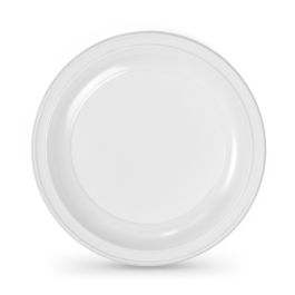 Set de 100 Platos Redondos Ecológicos de Plástico 22 cm Algon (6 Cajas) Set de 100 Platos Redondos Ecológicos de Plástico 22 cm Algon (6 Cajas)