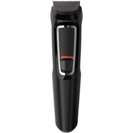 Philips MG-3730/15 Cortapelos Multigroom Series 3000 8 en 1 con Cuchillas Autoafilables, Batería 60min, 11 Accesorios para Barba, Pelo, Nariz y Orejas