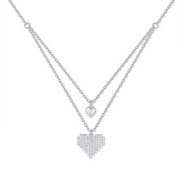 Collar Mujer New Bling 9NB-1721 Plateado Precio: 100.49999971. SKU: B14KJ3ZPAD