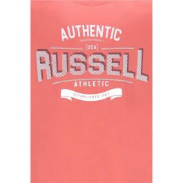 Camiseta de Manga Corta Hombre Russell Athletic A30081-PC 380 Naranja (M)