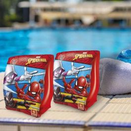 Unice Manguitos flotadores infantiles Spiderman con diseño de personaje 25x15cm para niños a partir de 2 años - perfectos para piscina y playa