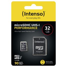 Intenso 3424480 Tarjeta MicroSD de 32 GB - UHS-I U1 Clase 10, Resistente a Temperatura, Golpes, Agua y Rayos X