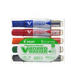 Pilot WBMA-VBM-M-S5-BG Marcador V-Board Master, Punta Redonda, Negro, Azul, Verde, Naranja, Rojo - Paquete de 5 Precio: 12.94999959. SKU: B1HNS3VVS7