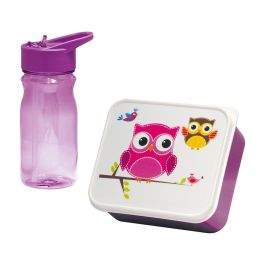 Mondex Caja infantil para merienda con cantimplora Buho 0,85 l / 0,5 l Precio: 10.50000006. SKU: S7920090