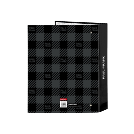 Carpeta de anillas Paul Frank Campers Negro A4 (27 x 33 x 6 cm)