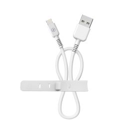 muvit for change cable USB a Lightning MFI 2,4A/12W 0,2m blanco