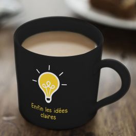 The Concept Factory Mug Cambio Color Con Calor Wifi, Bombilla, Pila