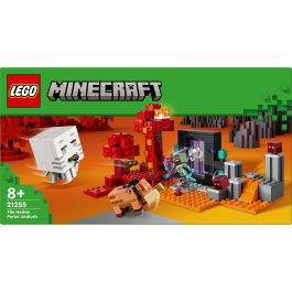 LEGO 21255 Minecraft La Emboscada en el Portal del Nether Juego de construcción 352 Piezas