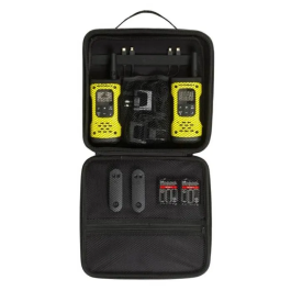 Motorola T92 H2O Walkie Talkie Banda PMR Alcance 10km IP67 Resistente al Agua Negro Amarillo