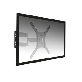 Ewent EW1525 Soporte TV Pared para pantallas 23-55 pulgadas hasta 35kg, VESA 75x75 a 400x400mm, Inclinable, Giratorio, Altura Ajustable, Negro Precio: 18.49999976. SKU: S0220931