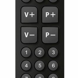 CGV CGV1691633126988 Mando a Distancia Universal FIDELIO Easy 5, Botones Grandes, Multimarcas, Sin Programación