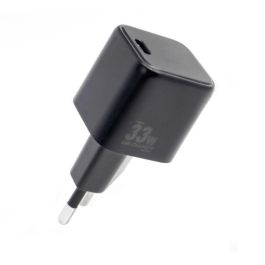 CoreParts 33W USB-C Nano Single Port Charger, GaN Technology 5V2A-20V1.5A USB PD Plug: USB-C EU Wall - Compatible with all brands of Tablets and mobile devices CoreParts 33W USB-C Nano Single Port Charger, GaN Technology 5V2A-20V1.5A USB PD Plug: USB-C EU Wall - Compatible with all brands of Tablets and mobile devices