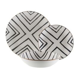 Vajilla Versa Gris Porcelana 18 Piezas Vajilla Versa Gris Porcelana 18 Piezas