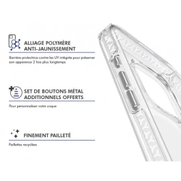 Force Case Funda Air Xtrem MagSafe para iPhone 17 Reciclada con Efecto Brillantina - AABNU05564