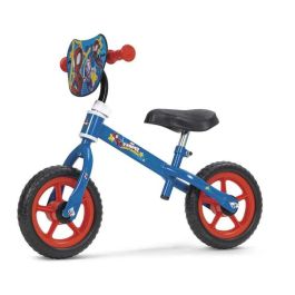 Huffy Bicicleta sin Pedales Spiderman 10 Pulgadas Azul | Bicicleta de Equilibrio Ideal Niños Pequeños +2 Años | Hierro Resistente