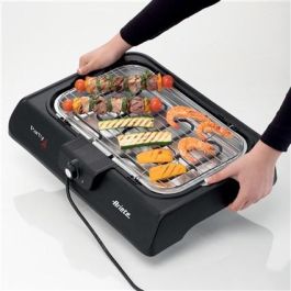 Ariete 723 Barbacoa Eléctrica Portátil con Ajuste en 2 Posiciones y Bandeja de Goteo Ariete 723 Barbacoa Eléctrica Portátil con Ajuste en 2 Posiciones y Bandeja de Goteo